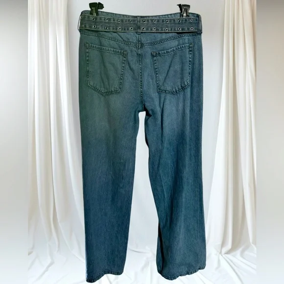 Wide Leg Jean, MEDIUM WASH, 12 R - Picture 4 of 10